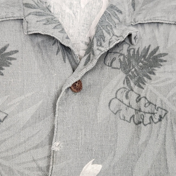 Caribbean Joe 100% Silk Hawaiian Button Down Floral Printed Shirt. Size XXL - Picture 3 of 7